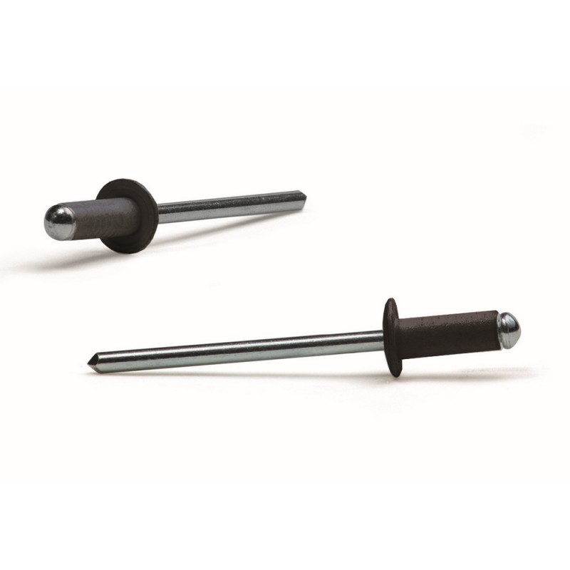 REMACHE Ø 4,0 X 6 ALU/AC L.NEGRO 9005 500 PZ REMACHE Ø 4,0 X 6 ALU/AC L.NEGRO 9005 500 PZ