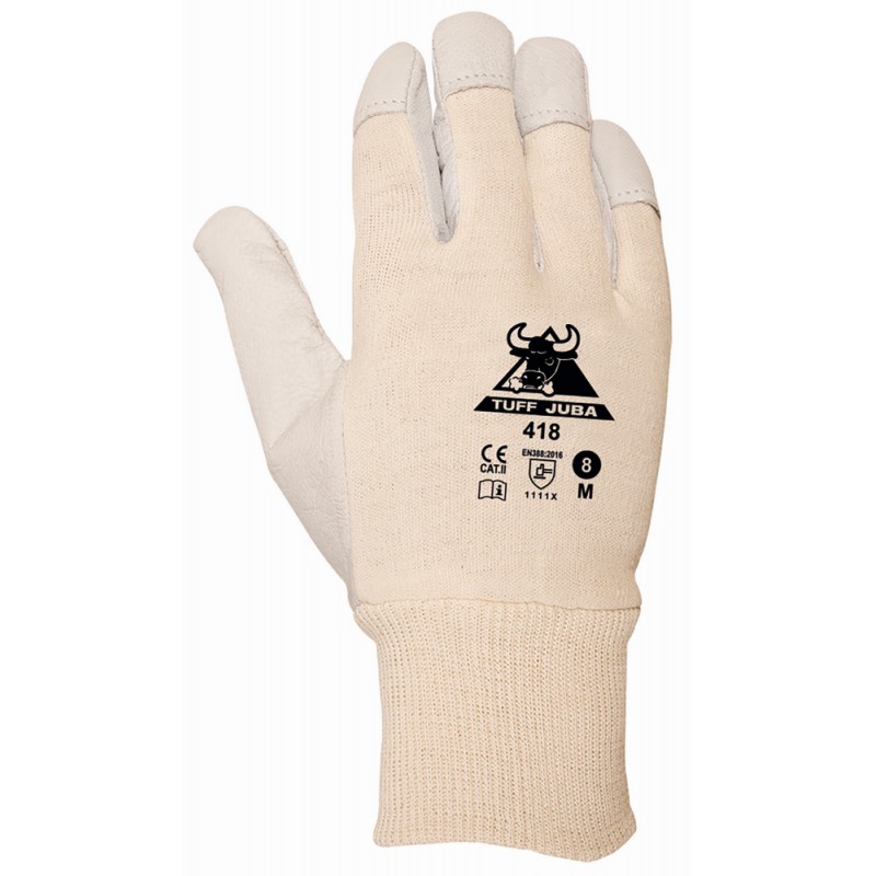 GUANTE PIEL FLOR ALG. TUFF 9 BL 418/9 GUANTE PIEL FLOR ALG. TUFF 9 BL 418/9