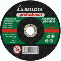 DISCO CORTE PIEDRA 230X3X22 MM BELLOTA