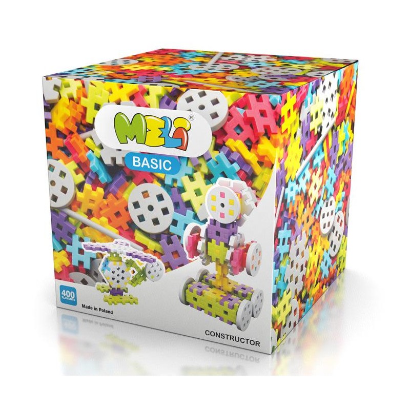 BLOQUES MELI BASIC CONSTRUCTOR 400 PIEZAS A PARTIR DE 3 AÑOS BLOQUES MELI BASIC CONSTRUCTOR 400 PIEZAS A PARTIR DE 3 AÑOS