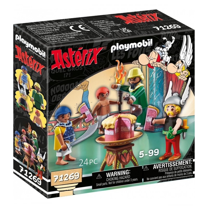 JUGUETE PLAYMOBIL ASTERIX PALETABIS Y LA TARTA ENVENENADA PLA71269 JUGUETE PLAYMOBIL ASTERIX PALETABIS Y LA TARTA ENVENENADA PLA71269