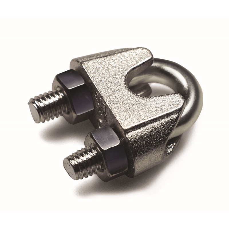 SUJETACABLE DIN 741 INOXIDABLE PARA CABLE Ø 14 5 PZ UNIQ SUJETACABLE DIN 741 INOXIDABLE PARA CABLE Ø 14 5 PZ UNIQ
