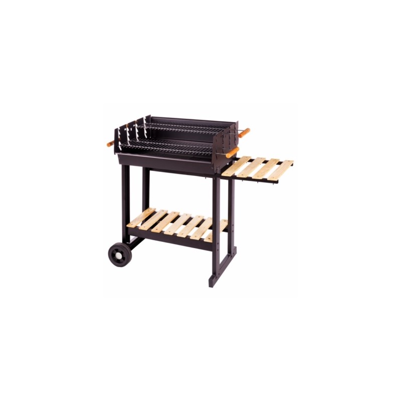 BARBACOA CARB 88X68X40CM 2 PARRILLAS C/RDA ACERO MADERA LDK BARBACOA CARB 88X68X40CM 2 PARRILLAS C/RDA ACERO MADERA LDK