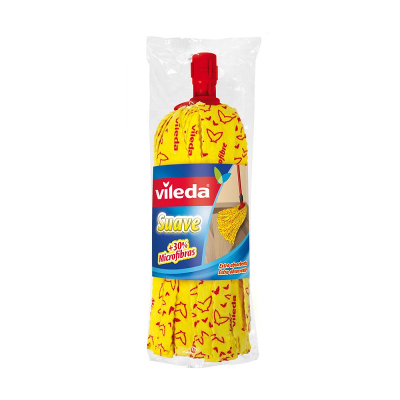 FREGONA TIRAS SUAVE +30% MICROFIBRAS AMARILLA VILEDA FREGONA TIRAS SUAVE +30% MICROFIBRAS AMARILLA VILEDA