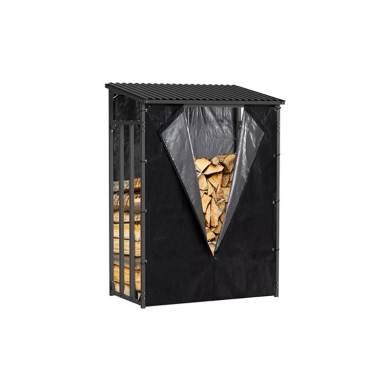 LEÑERO EXTERIOR METALICO H185 X 130 X 70 CM GARDIUN LEÑERO EXTERIOR METALICO H185 X 130 X 70 CM GARDIUN