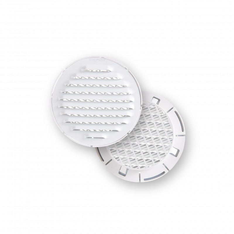 REJILLA EMPOTRABLE TUBO ALUMINIO BLANCO MOSQUITERA Ø10CM FEPRE REJILLA EMPOTRABLE TUBO ALUMINIO BLANCO MOSQUITERA Ø10CM FEPRE