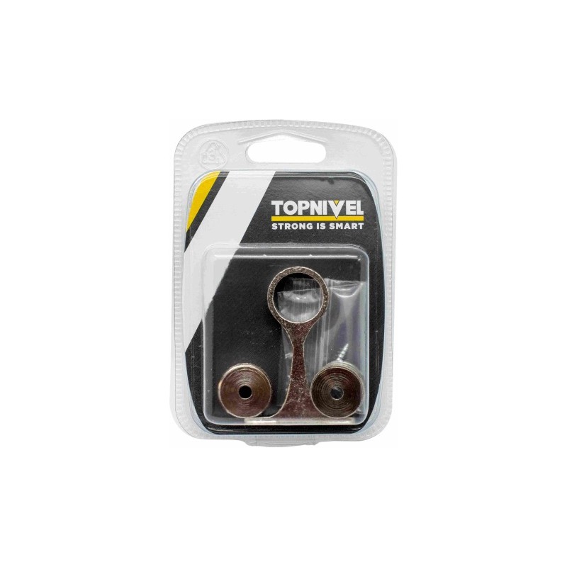 CASQUILLO TUBO ARMARIO SOPORTE CENTRAL NIQUEL 19 MM 3 UDS NIVEL CASQUILLO TUBO ARMARIO SOPORTE CENTRAL NIQUEL 19 MM 3 UDS NIVEL