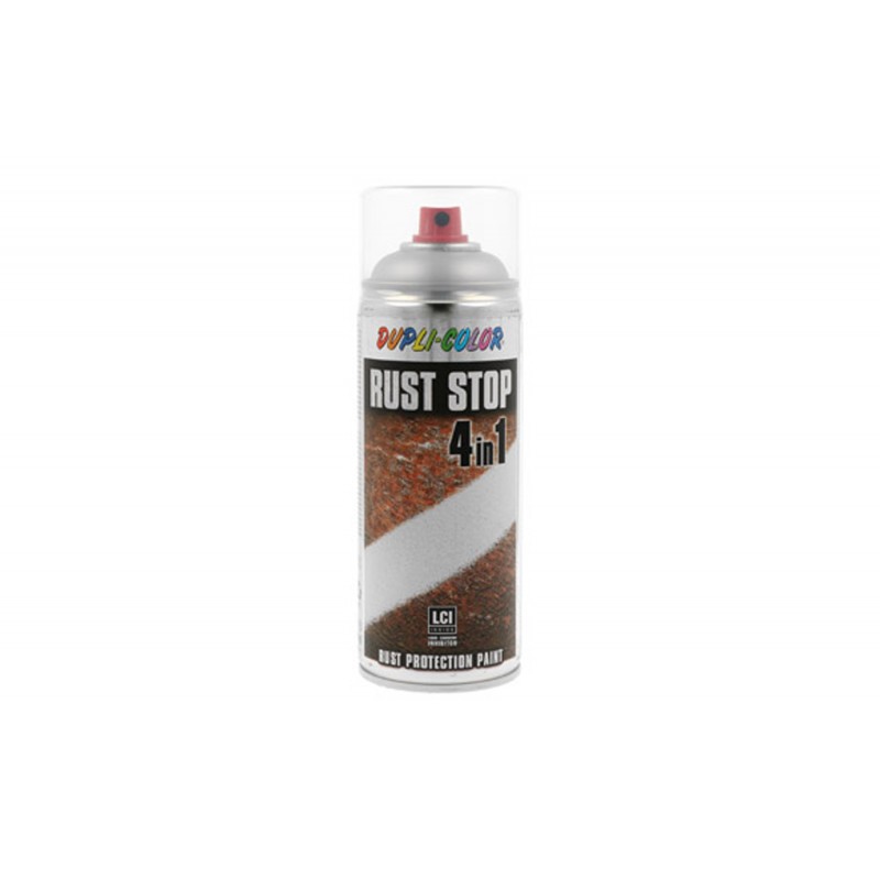 PINTURA ANTIOXIDANTE SPRAY RUST STOP 400 ML RAL 9006 PLATA MOTIP PINTURA ANTIOXIDANTE SPRAY RUST STOP 400 ML RAL 9006 PLATA MOTIP