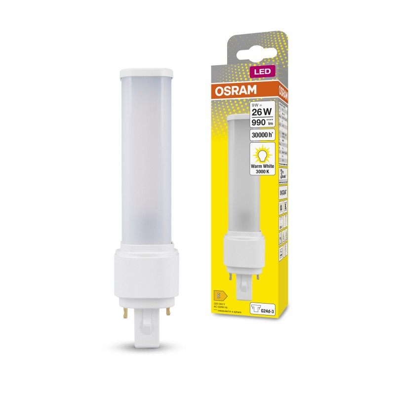 BOMBILLA DULUX LED G24D-3 9W 990LM 3000K IP20 OSRAM BOMBILLA DULUX LED G24D-3 9W 990LM 3000K IP20 OSRAM