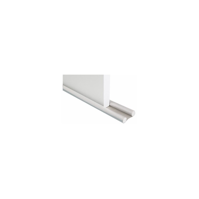 BURLETE BAJO PUERTA DOBLE ROLLO PVC 97 CM BLANCO KYLATE BURLETE BAJO PUERTA DOBLE ROLLO PVC 97 CM BLANCO KYLATE