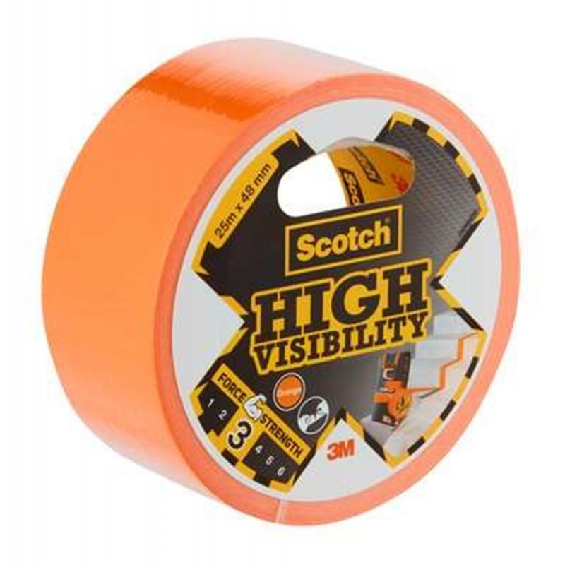 CINTA AMERICANA SCOTCH ALTA VISIBILIDAD 25 M X 48 MM NARANJA SCOTCH CINTA AMERICANA SCOTCH ALTA VISIBILIDAD 25 M X 48 MM NARANJA SCOTCH