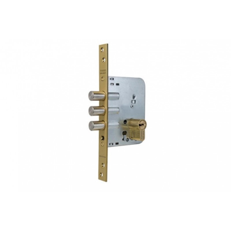 CERRADURA SEGURIDAD R101B ENTRADA 50MM ESCUDO E300 30-30 ACERO ESMALTADO TESA CERRADURA SEGURIDAD R101B ENTRADA 50MM ESCUDO E300 30-30 ACERO ESMALTADO TESA