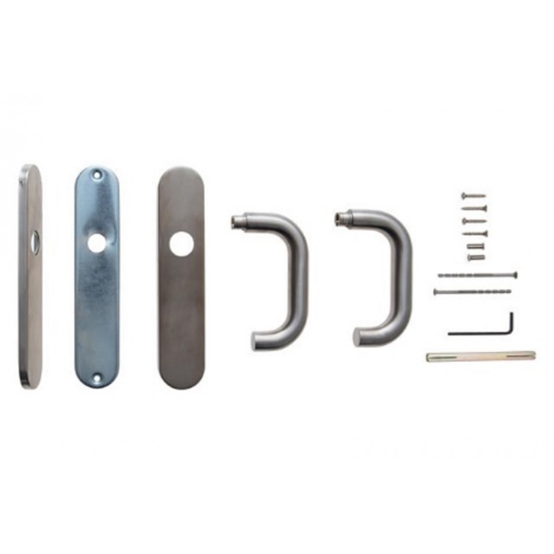MANILLA SENA MS 5L 800 IS, PLACA (JUEGO) INOX SATINADO 304 TESA MANILLA SENA MS 5L 800 IS, PLACA (JUEGO) INOX SATINADO 304 TESA