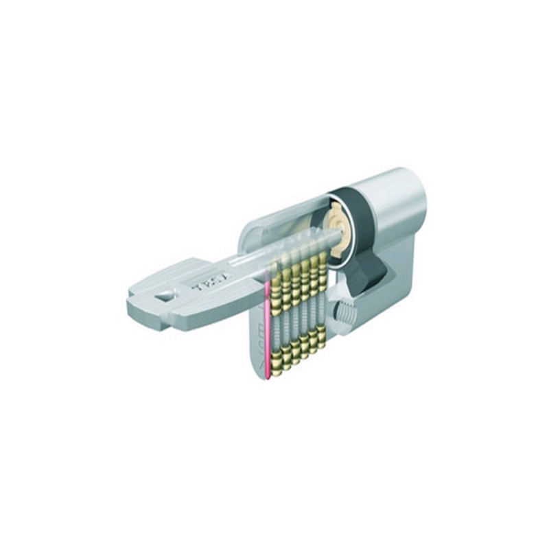 CILINDRO T60 LEVA LARGA 30-40 LATON, 5 LLAVES TESA CILINDRO T60 LEVA LARGA 30-40 LATON, 5 LLAVES TESA