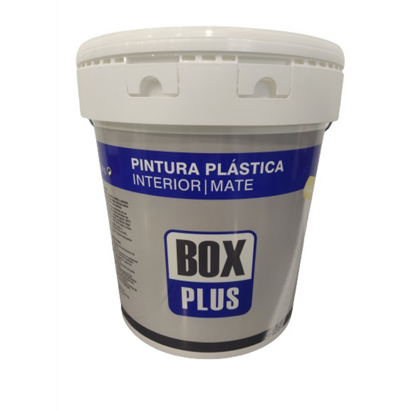 PINTURA PLASTICA INTERIOR MATE 20 KG BLANCO BOX PLUS PINTURA PLASTICA INTERIOR MATE 20 KG BLANCO BOX PLUS