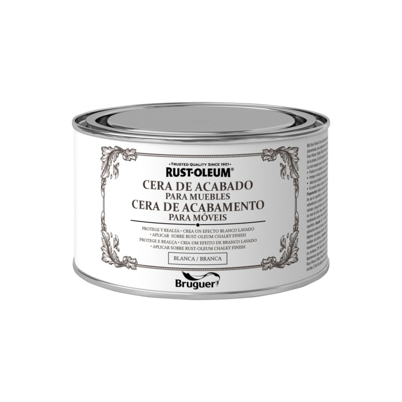 CERA ACABADO MUEBLES CHALKY 400 ML BLANCA RUST-OLEUM CERA ACABADO MUEBLES CHALKY 400 ML BLANCA RUST-OLEUM