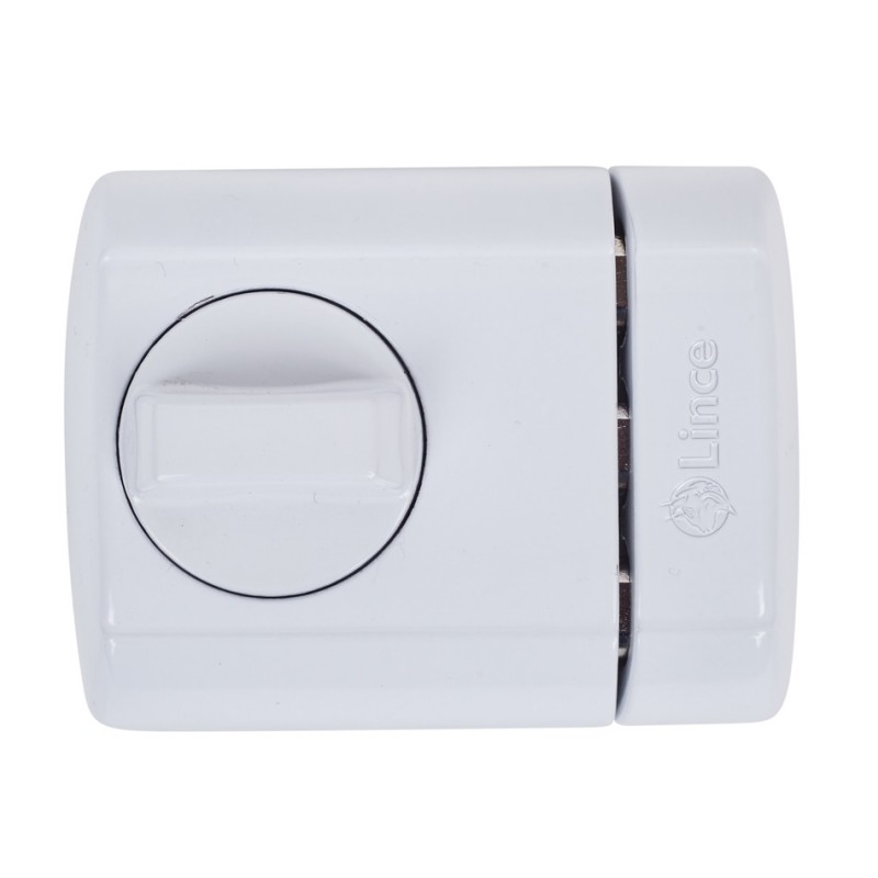 CERROJO 4930 SUPRA METAL & PVC 75X26X24+11MM BLANCO LINCE CERROJO 4930 SUPRA METAL & PVC 75X26X24+11MM BLANCO LINCE