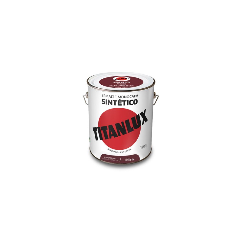 ESMALTE SINTETICO BRILLO 0560 4 L ROJO CARRUAJE TITANLUX ESMALTE SINTETICO BRILLO 0560 4 L ROJO CARRUAJE TITANLUX