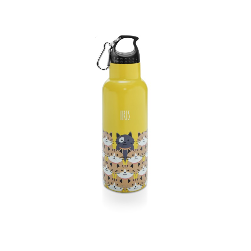 BOTELLA INOX TERMO INFANTIL FRIENDS 500 ML SURTIDO 4 COLORES IRIS BOTELLA INOX TERMO INFANTIL FRIENDS 500 ML SURTIDO 4 COLORES IRIS