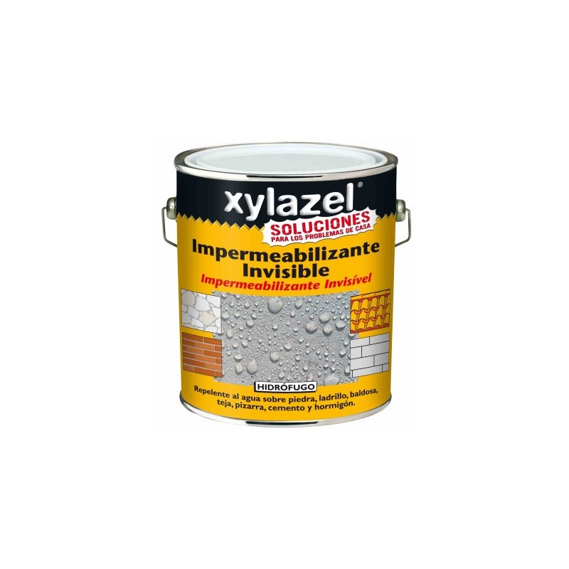 PINTURA IMPERMEABILIZANTE INVISIBLE INTERIOR EXTERIOR 4 L TRANSPARENTE XYLAZEL PINTURA IMPERMEABILIZANTE INVISIBLE INTERIOR EXTERIOR 4 L TRANSPARENTE XYLAZEL