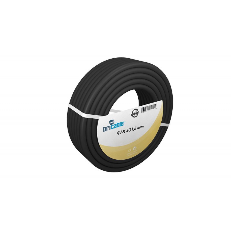 MANGUERA DE 1KW EXTER. RVK 3G1,5 100MT TOP CABLE NE BRICABLE MANGUERA DE 1KW EXTER. RVK 3G1,5 100MT TOP CABLE NE BRICABLE