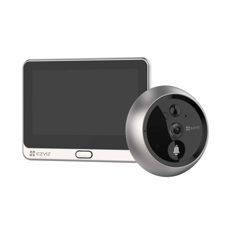 MIRILLA INTELIGENTE FULL HD WI-FI, PLATA Y NEGRO EZVIZ MIRILLA INTELIGENTE FULL HD WI-FI, PLATA Y NEGRO EZVIZ
