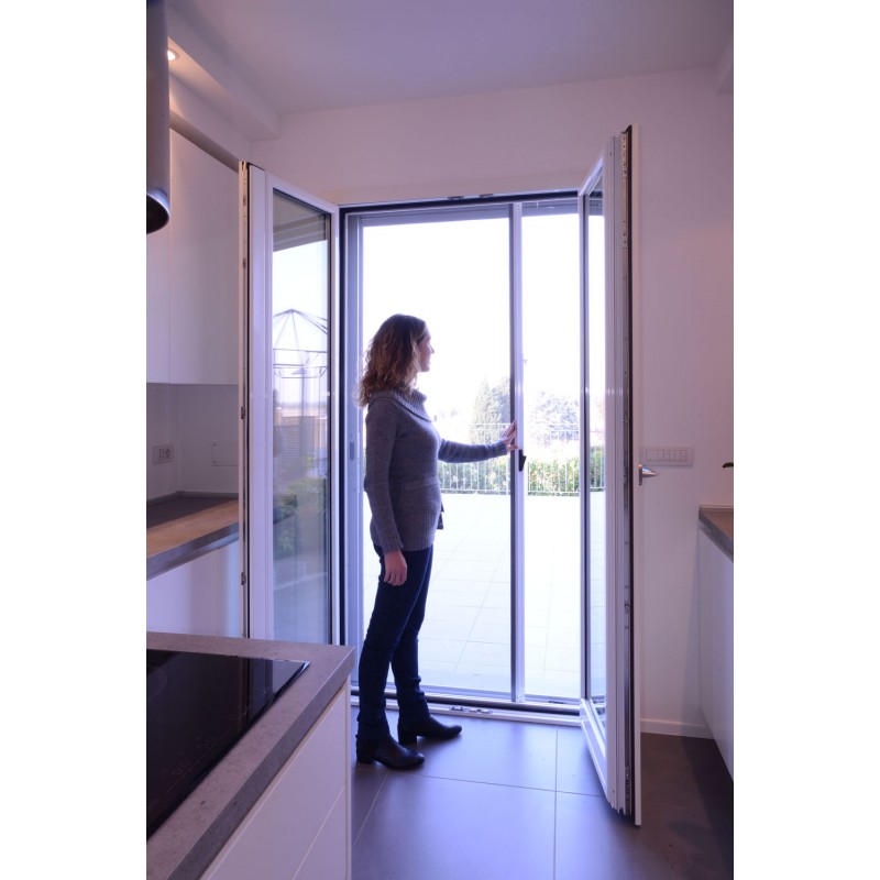 MOSQUITERA PARA PUERTA ENROLLABLE LATERAL 'EASY' BLANCA 140X230 CM MOSKITO MOSQUITERA PARA PUERTA ENROLLABLE LATERAL 'EASY' BLANCA 140X230 CM MOSKITO