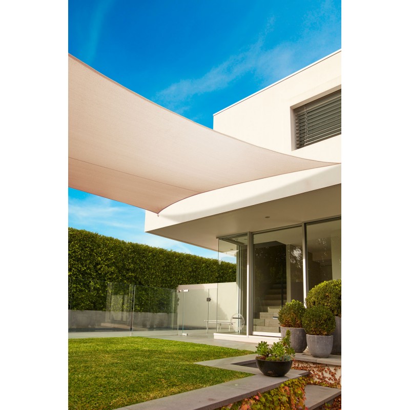 TOLDO VELA SOMBREO CUADRADO GRADE SAIL 340 GR 5,4X5,4 M TIERRA COOLAROO TOLDO VELA SOMBREO CUADRADO GRADE SAIL 340 GR 5,4X5,4 M TIERRA COOLAROO