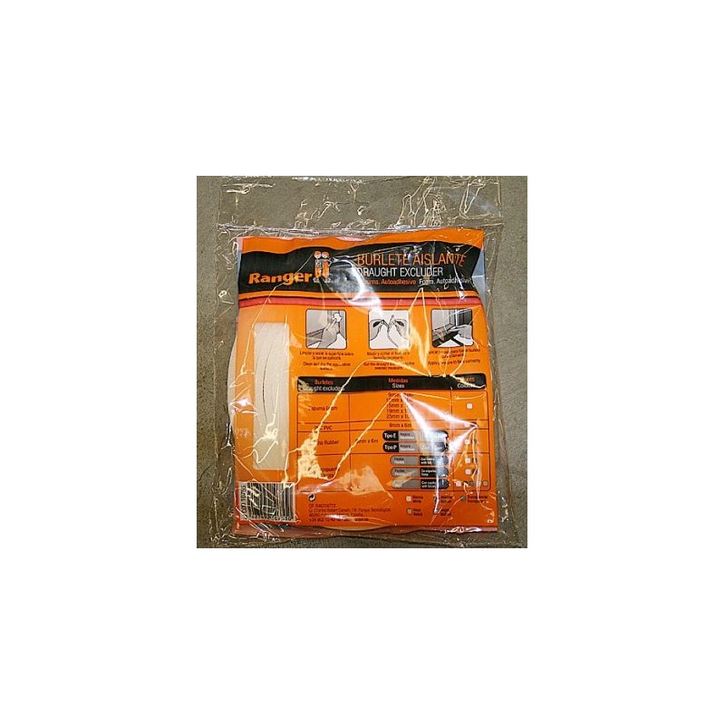 BURLETE PTA/VENT. 25MMX10MT ADH ESPUMA BL RANGER RANGER BURLETE PTA/VENT. 25MMX10MT ADH ESPUMA BL RANGER RANGER