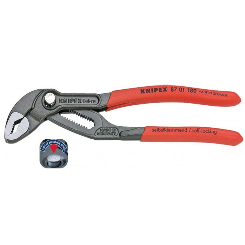 TENAZA COBRA PULIDA 180 MM KNIPEX PREMIUM TENAZA COBRA PULIDA 180 MM KNIPEX PREMIUM
